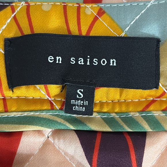 En Saison Quilted Forest Mini Skirt - Size Small - Picture 3 of 5